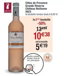 Château Reillanne - Côtes De Provence Grande Réserve : Un vin d'exception aux arômes raffinés