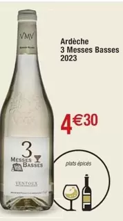 Ardèche 3 Messes Basses 2023