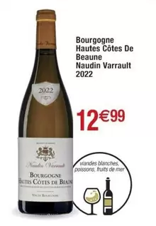 Bourgogne Hautes Côtes De Beaune Naudin Varrault