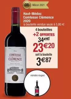 Haut-Médoc Comtesse Clémence 2020