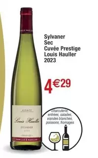 Sylvaner Sec Cuvée Prestige Louis Hauller 2023