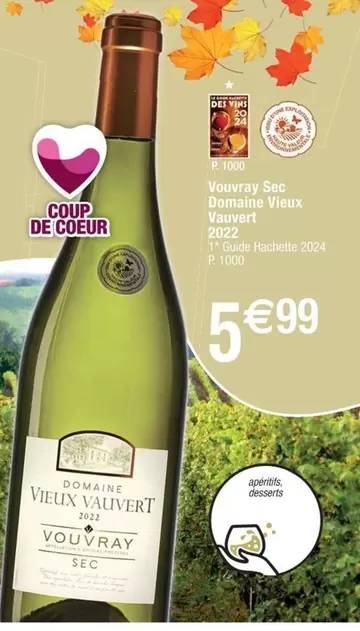 Domaine Vieux - Vouvray Sec  2022