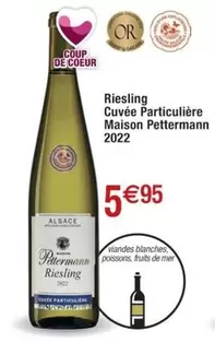 Petlermann - Riesling Cuvée Particulière Maison