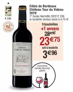 Côtes De Bordeaux Château Tour Du Videau 2019