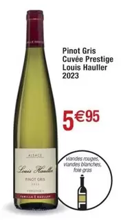 Pinot Gris Cuvée Prestige Louis Hauller 2023