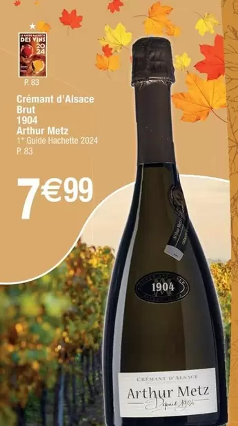 Brut - Artwur Metz - Crémant D'alsace