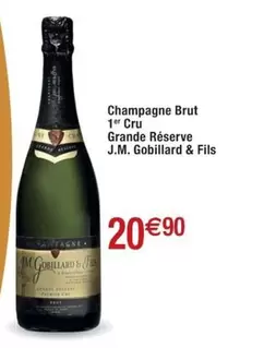 Champagne Brut 1er Cru Grande Réserve - J.M. Gobillard & Fils