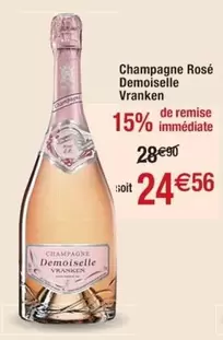 Vranken - Champagne Rosé Demoiselle