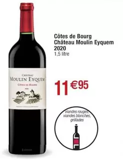 Château Moulin - Côtes De Bourg Eyquem 2020