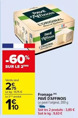 Pavé D'affinois - Fromage