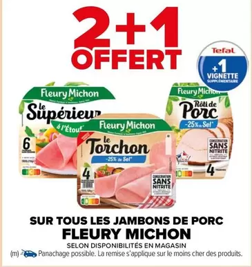 Fleury Michon - Sur Tous Les Jambons De Porc