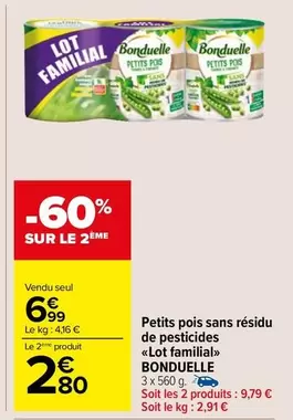 Bonduelle - Petits Pois Sans Résidu De Pesticides