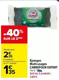 Carrefour - Éponges Multi-usages