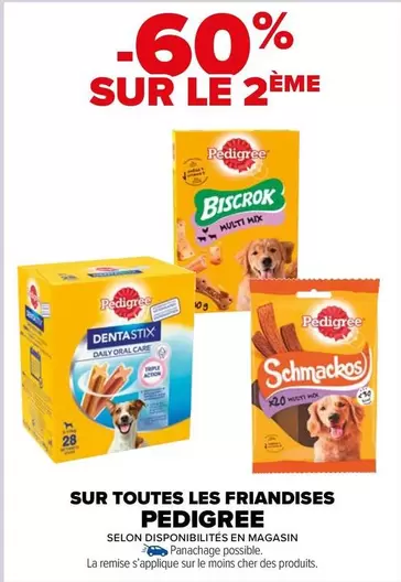 pedigree - sur toutes les friandises