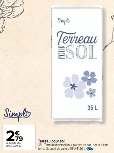 Simply - Terreau Pour Sol