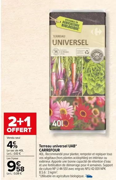 Carrefour - Terreau Universel Uab