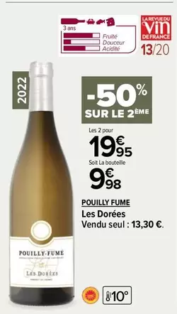 Pouilly Fumé - Les Dorées