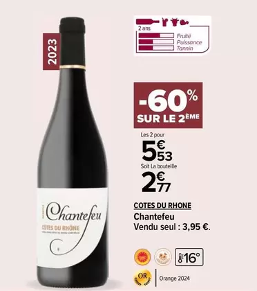 Orange - Chantefeu - Cotes Du Rhone