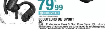 JBL - Ecouteurs De Sport offre à 79,99€ sur Carrefour