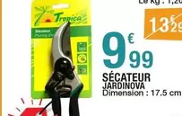 Sécateur Jardinova offre à 9,99€ sur Carrefour