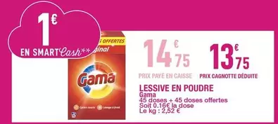 Gama - Lessive En Poudre