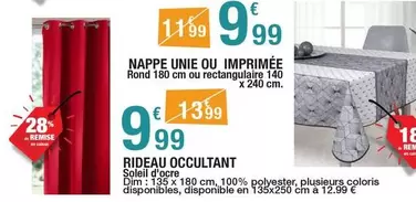 Dim - Nappe Unie Ou Imprimée