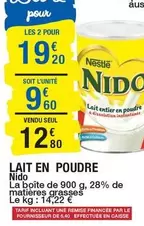 Nestlé - Lait En Poudre