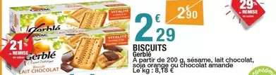 Gerblé - Bontà dell'orto - Biscuits