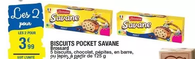 Brossard - Biscuits Pocket Savane