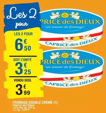 Caprice des Dieux - Fromage Double Crème