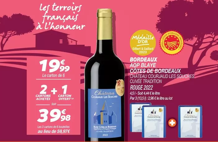 Bordeaux AOP B'eaux Côtes - Cuvée Locahuîau D'eau : Découvrez ce vin unique avec une promo exceptionnelle !