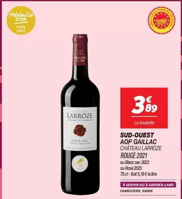 Chateau Larroze - Sud-Ouest AOP Gaillac Rouge 2021