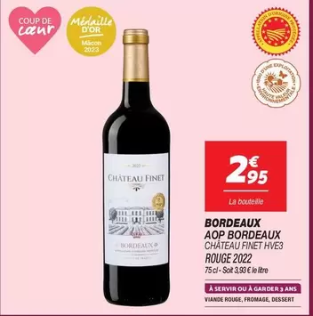 Château Finet Hve3 - Bordeaux Aop Bordeaux