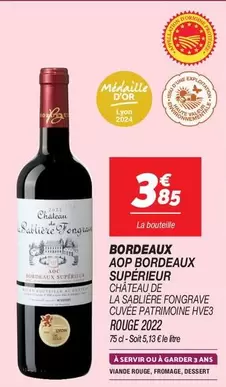 Château de La Basure - Bordeaux Supérieur AOP : Un vin d'exception de Bordeaux