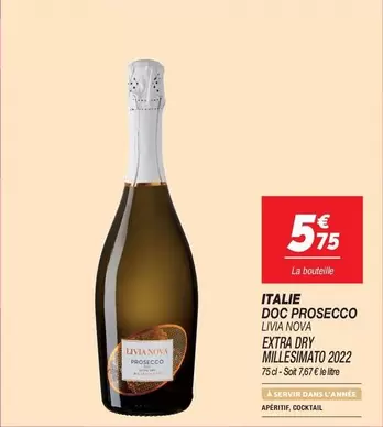 Italie DOC Prosecco offre à 5,75€ sur Netto