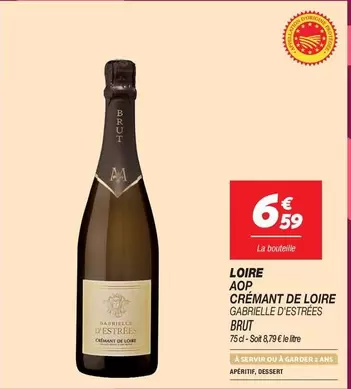 Brut - Loire - Aop Cremant De offre à 6,59€ sur Netto