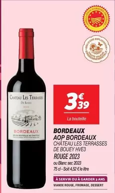 Na! - Château Les Terrasses De Bouey Hve3 - Bordeaux Aop Bordeaux - Vin rouge de qualité avec promotion