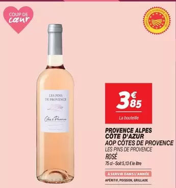 Les Pis Des Provence - AOP Côtes De Provence, un vin de Provence Alpes Côted'Azur