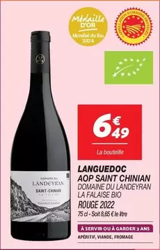 Languedoc Aop Saint Chinian