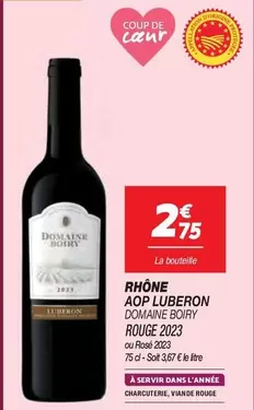 Domaine Boiry Rouge - Rhône Aop Luberon