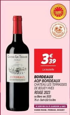 Château Les Terrasses De Bouey - Bordeaux AOP Bordeaux : Un vin d'exception à découvrir