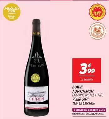 Domaine D'étilly Hve3 - Loire Aop Chinon