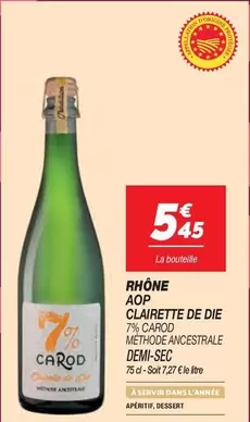 Clairette De Die - Rhone Aop