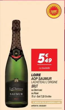 Brut - Lacheteau L'Origine  - Loire Aop Saumur