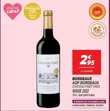 Château Finet Hve3 - Bordeaux Aop Bordeaux