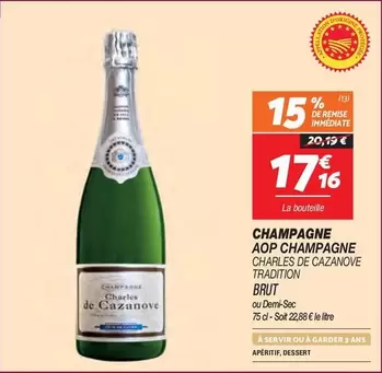 Charles de Cazanove - Champagne Aop Champagne