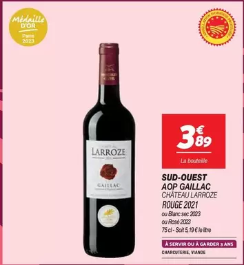 Sud-Ouest AOP Gaillac Rouge 2021