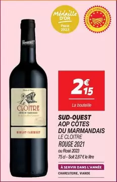 Le Clotre Rouge - AOP Côtes Du Marmandais : Un vin du Sud-Ouest à découvrir