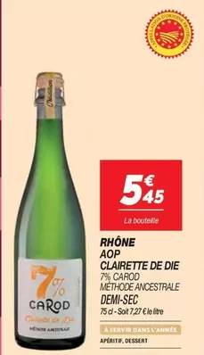 Clairette De Die - Rhone Aop