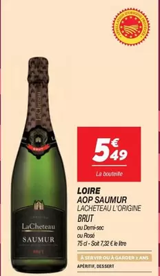 Brut - L'OIRE - L'ACHETEUL L'ORIGINE BRUT